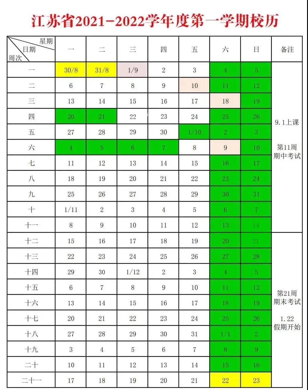 2022年南京中小學(xué)寒假時間,南京2022什么時候放寒假