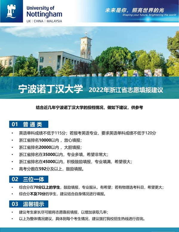 2022浙江高考多少分能上寧波諾丁漢大學,寧波諾丁漢大學在浙江預估分數(shù)線