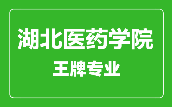 湖北醫(yī)藥學(xué)院王牌專業(yè)有哪些,湖北醫(yī)藥學(xué)院最好的專業(yè)是什么