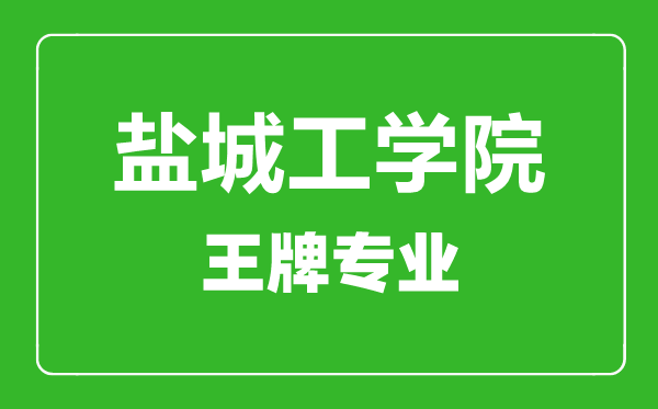 鹽城工學(xué)院王牌專業(yè)有哪些,鹽城工學(xué)院最好的專業(yè)是什么