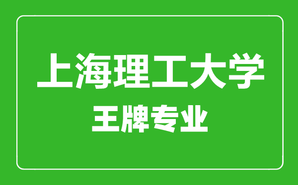 上海理工大學(xué)王牌專業(yè)有哪些,上海理工大學(xué)最好的專業(yè)是什么