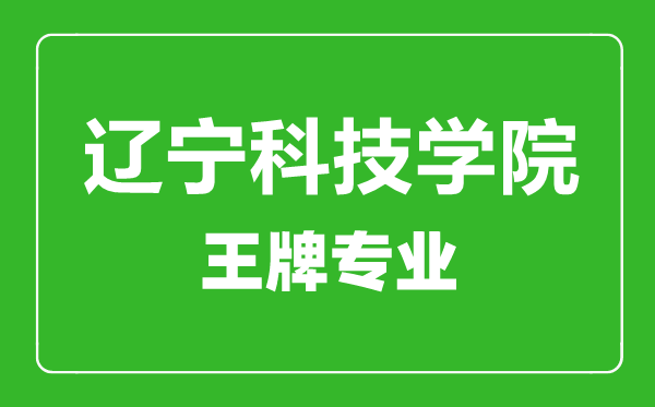 遼寧科技學(xué)院王牌專業(yè)有哪些,遼寧科技學(xué)院最好的專業(yè)是什么