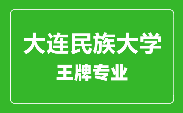大連民族大學(xué)王牌專業(yè)有哪些,大連民族大學(xué)最好的專業(yè)是什么