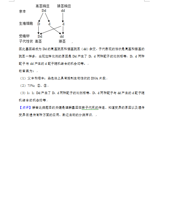 2023年貴陽(yáng)市中考生物試卷真題及答案