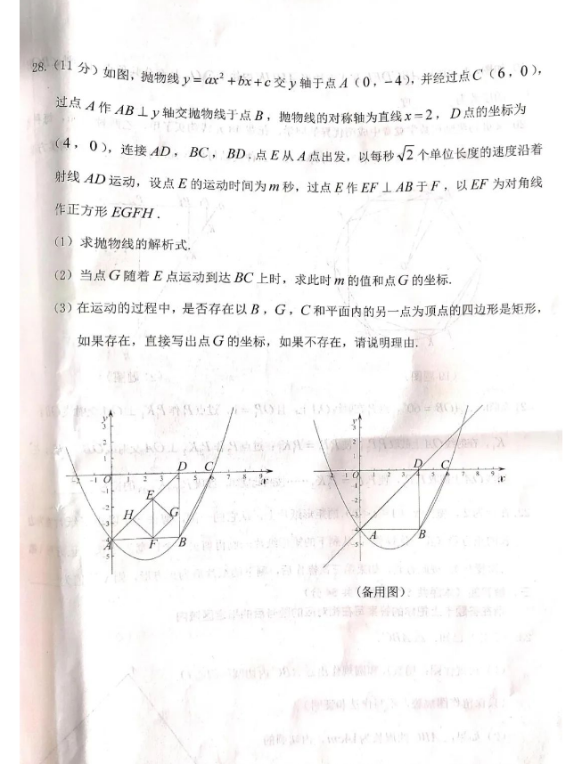 2023年綏化市中考數(shù)學(xué)試卷真題及答案