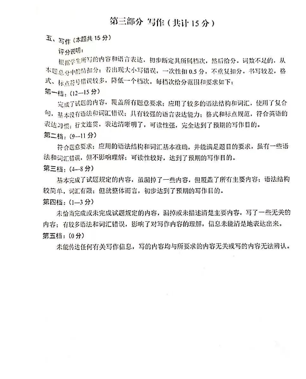 2023年綏化市中考英語試卷真題及答案