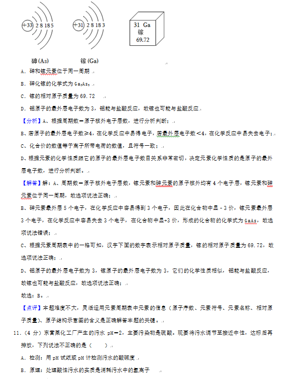 2023年東營市中考化學試卷真題及答案