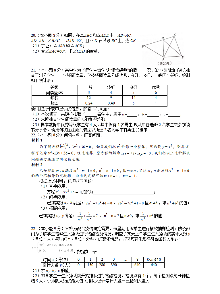 2023年黃石市中考數(shù)學(xué)真題及答案