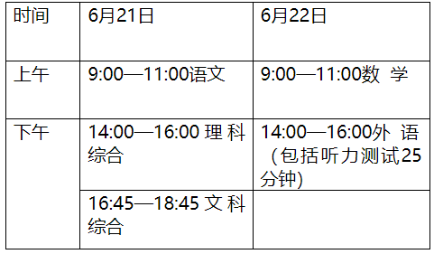 河北中考時間2023年具體時間表,河北中考時間一般在幾月幾號