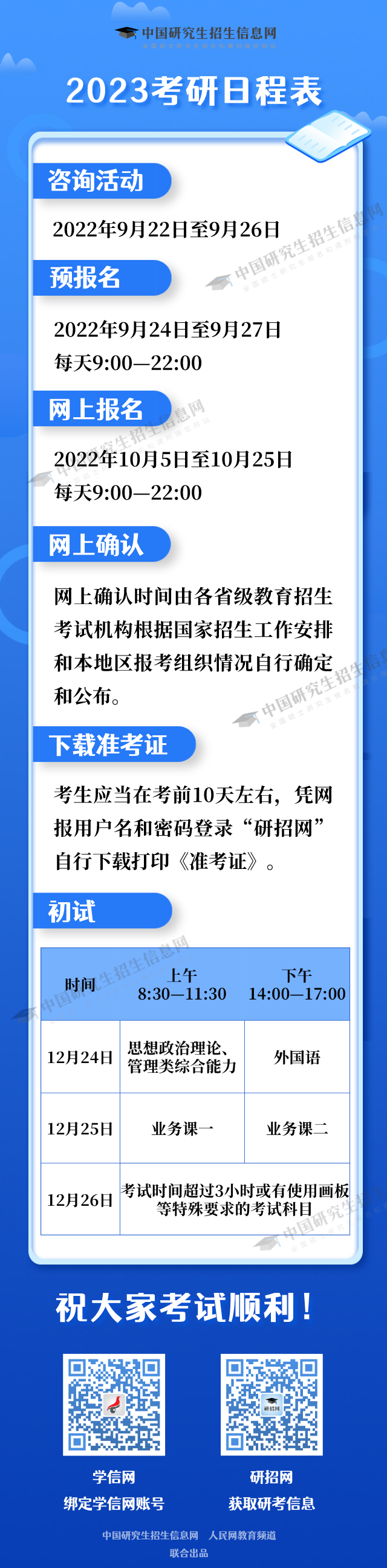 考研時(shí)間2022考試時(shí)間,2022研究生報(bào)名及考試時(shí)間表