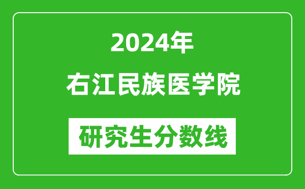 2024年右江民族醫(yī)學(xué)院研究生分?jǐn)?shù)線一覽表(含2023年歷年)