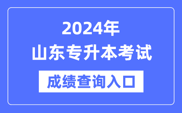 2024年山東專升本考試成績查詢?nèi)肟冢╤ttps://www.sdzk.cn/)