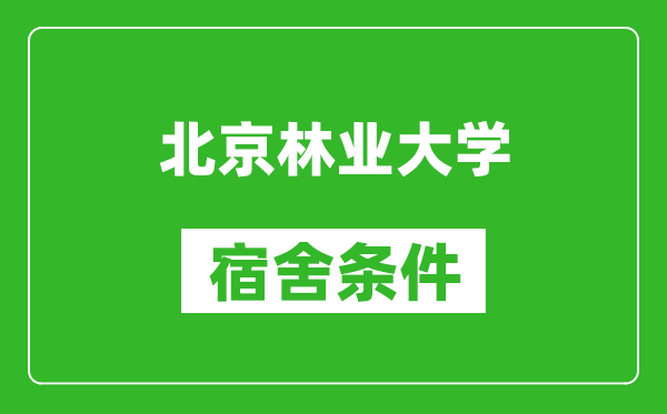 北京林業(yè)大學宿舍條件怎么樣,有空調(diào)嗎?