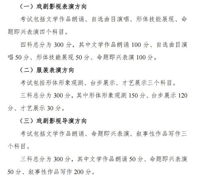 2024年湖南藝術(shù)統(tǒng)考滿分是多少,湖南藝考科目及分值