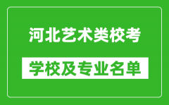 河北藝術類專業(yè)?？紝W校及專業(yè)名單