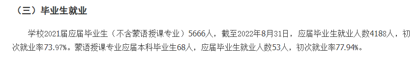 內(nèi)蒙古師范大學(xué)就業(yè)率怎么樣,就業(yè)前景好嗎？