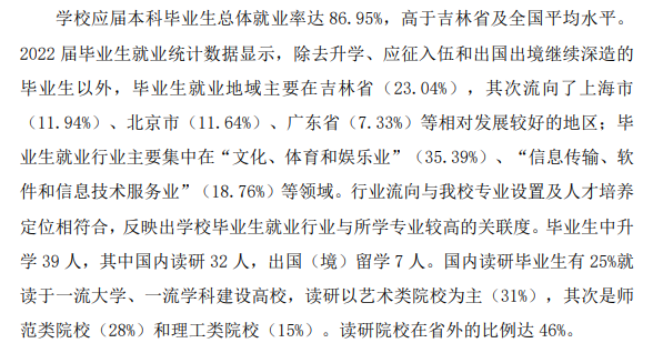 吉林動畫學(xué)院就業(yè)率怎么樣,就業(yè)前景好嗎？