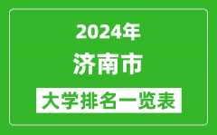 2024年濟南市大學(xué)排名一覽表（43所）