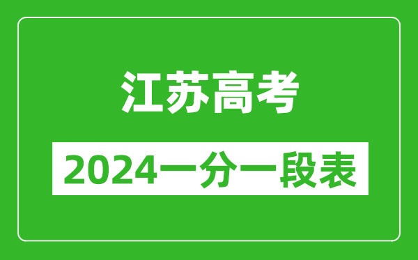 江蘇高考分?jǐn)?shù)線(xiàn)2024年一分一段表(物理類(lèi)+歷史類(lèi))