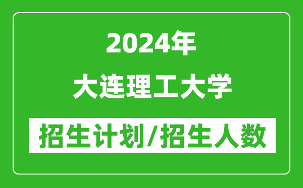 2024年大連理工大學(xué)各省招生計(jì)劃及各專業(yè)招生人數(shù)是多少