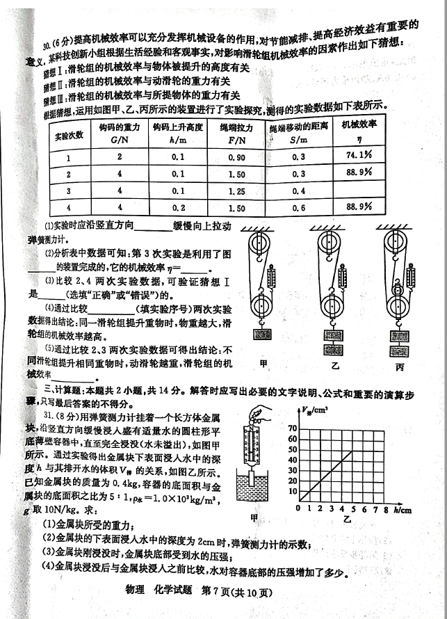 2024年棗莊中考化學(xué)試卷真題及答案解析