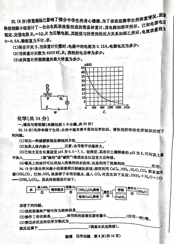 2024年棗莊中考化學(xué)試卷真題及答案解析