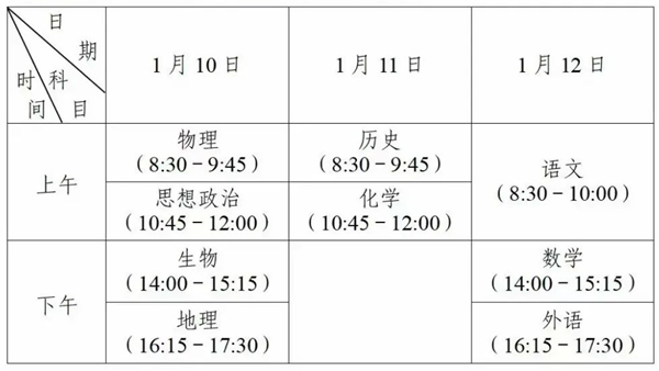 江蘇高中學考時間2025年時間表,2025江蘇會考時間是幾月幾號