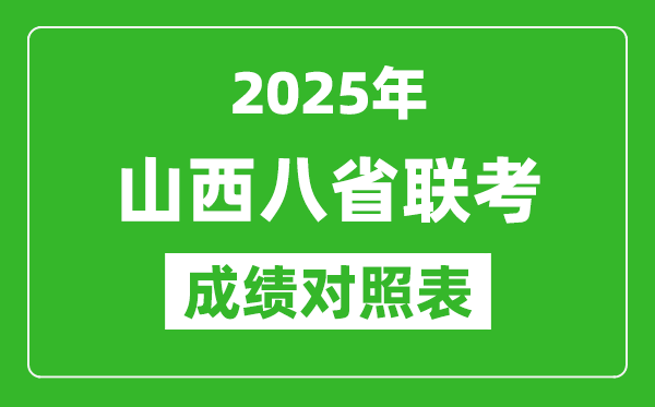2025八省聯(lián)考成績對照表:山西2024高考一分一段表