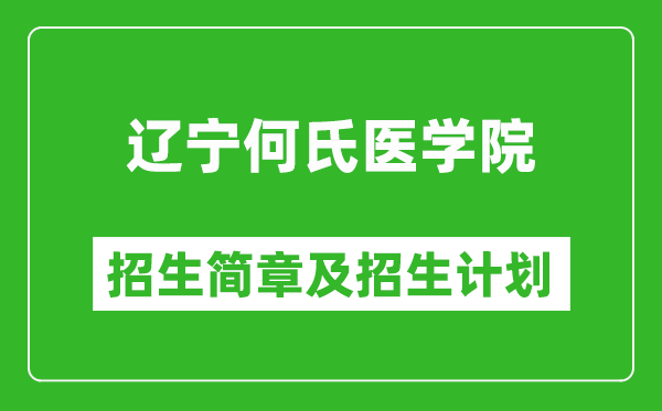 遼寧何氏醫(yī)學(xué)院2025年招生簡(jiǎn)章,各省高考招生計(jì)劃人數(shù)一覽表