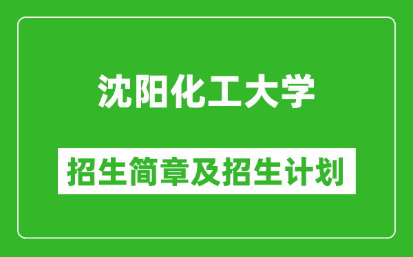 沈陽化工大學(xué)2025年招生簡(jiǎn)章,各省高考招生計(jì)劃人數(shù)一覽表