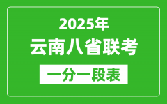 2025年云南八省聯(lián)考一分一段表_成績(jī)分?jǐn)?shù)段統(tǒng)計(jì)表