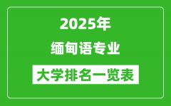 全國緬甸語專業(yè)最好的大學(xué)排名一覽表（2025最新）
