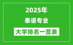 全國泰語專業(yè)最好的大學(xué)排名一覽表（2025最新）