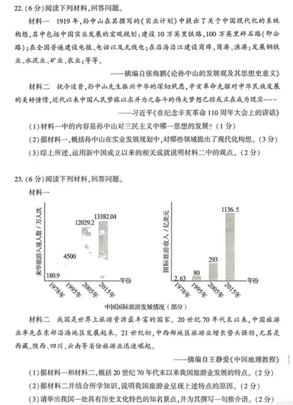 2025年駐馬店中考?xì)v史試卷真題及答案解析(考后更新)