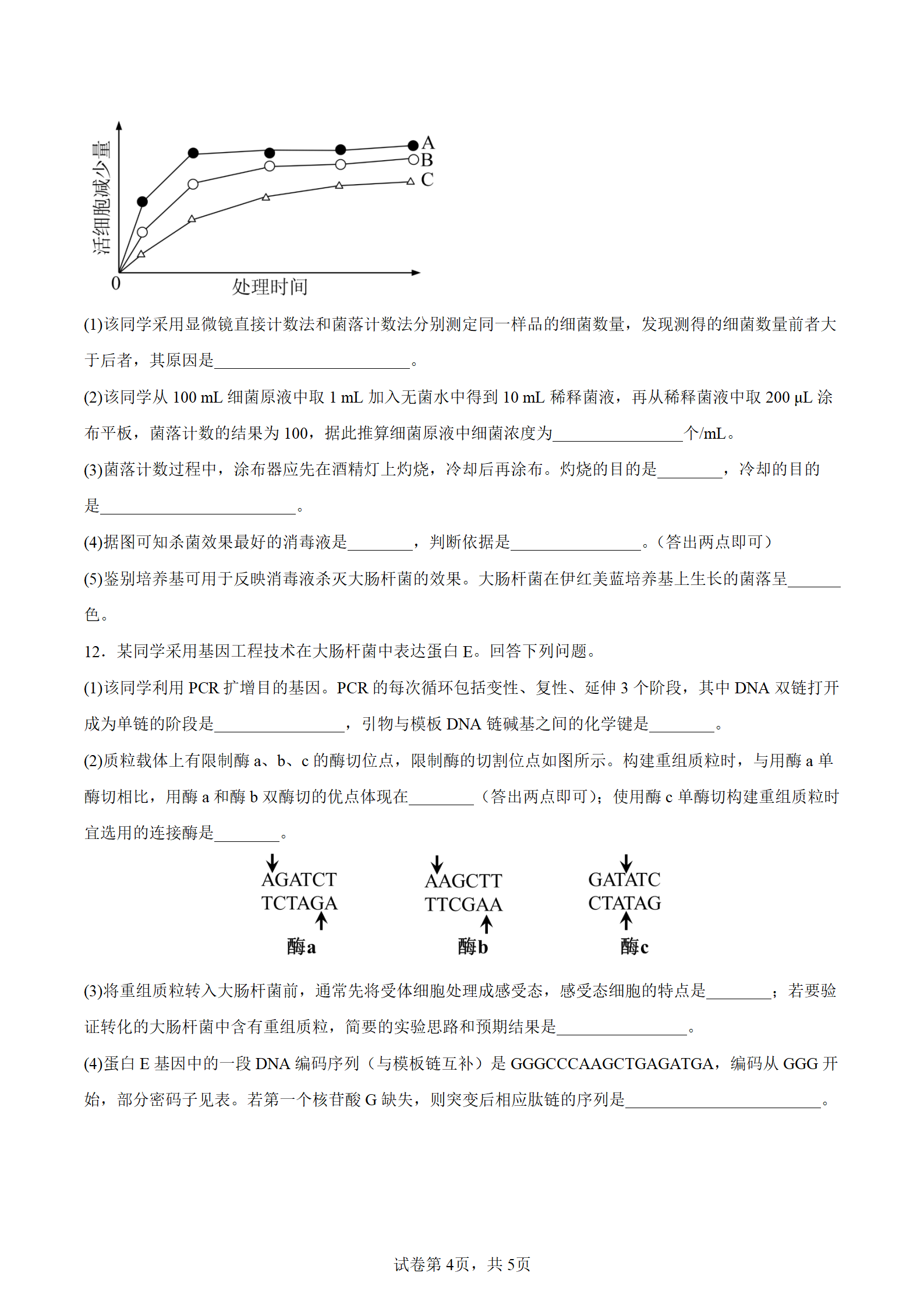 2025年寧夏高考生物試卷真題及答案解析(完整版)