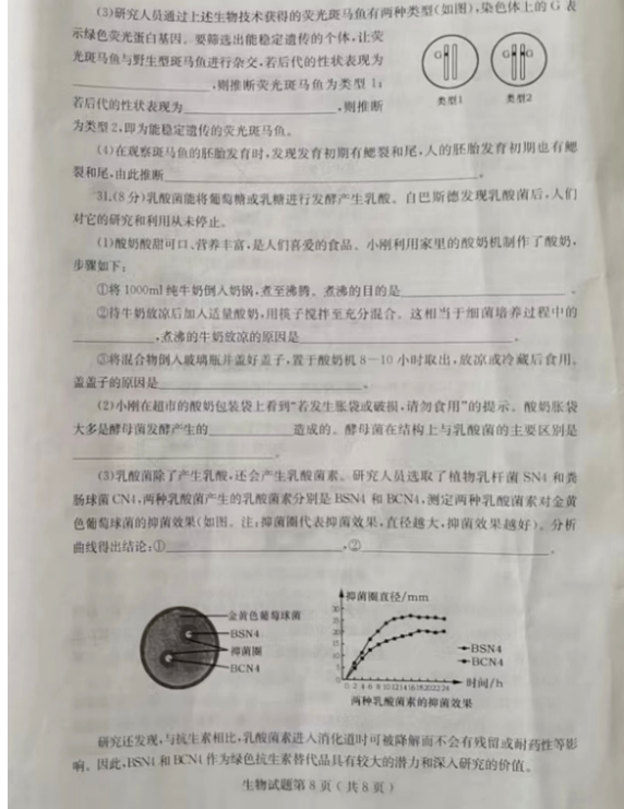 2025年山東中考生物試卷真題及答案解析