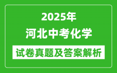 2025年河北中考化學(xué)試卷真題及答案解析(考后更新)