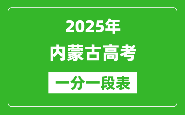 2025年內(nèi)蒙古高考一分一段表,各分?jǐn)?shù)段人數(shù)統(tǒng)計(jì)表